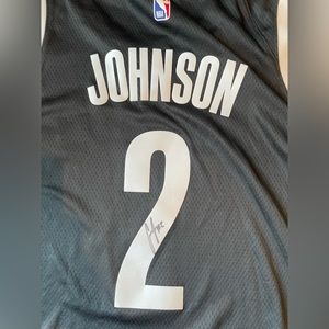 CAMERON JOHNSON SIGNED JERSEY BROOKLYN NETS AUTOGRAPHED